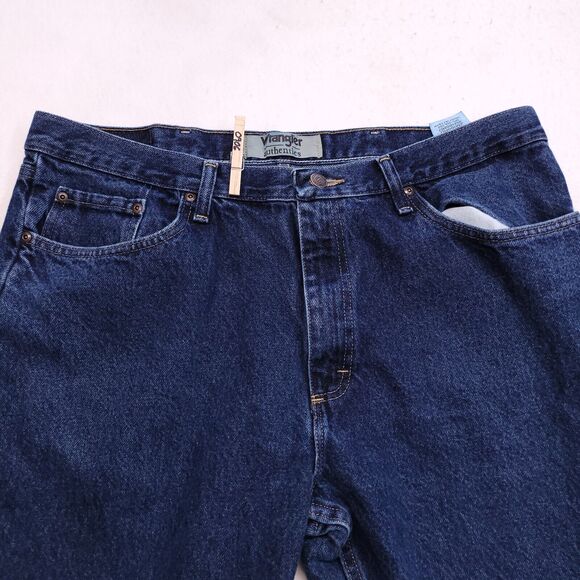 Wrangler Authentics Button Casual Denim Medium Wash Jeans Mens Size 38x30 Blue - Picture 1 of 10